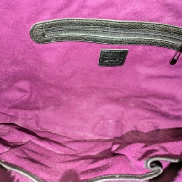 Burberry Black/White Nova Check Canvas And Leather Buckle Hobo - Picture 11 of 17